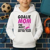 Mom Soccer Goalie Keeper Soccer Mom Meaningful Gift Kids Hoodie thumb 2