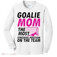 Mom Soccer Goalie Keeper Soccer Mom Meaningful Gift Kids Long Sleeve Shirt thumb 0