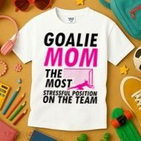 Mom Soccer Goalie Keeper Soccer Mom Meaningful Gift Kids T-Shirt thumb 3