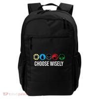 M.A.N.A Symbols Gathering Magic Choose Wisely Blue Red Green Backpack thumb 0