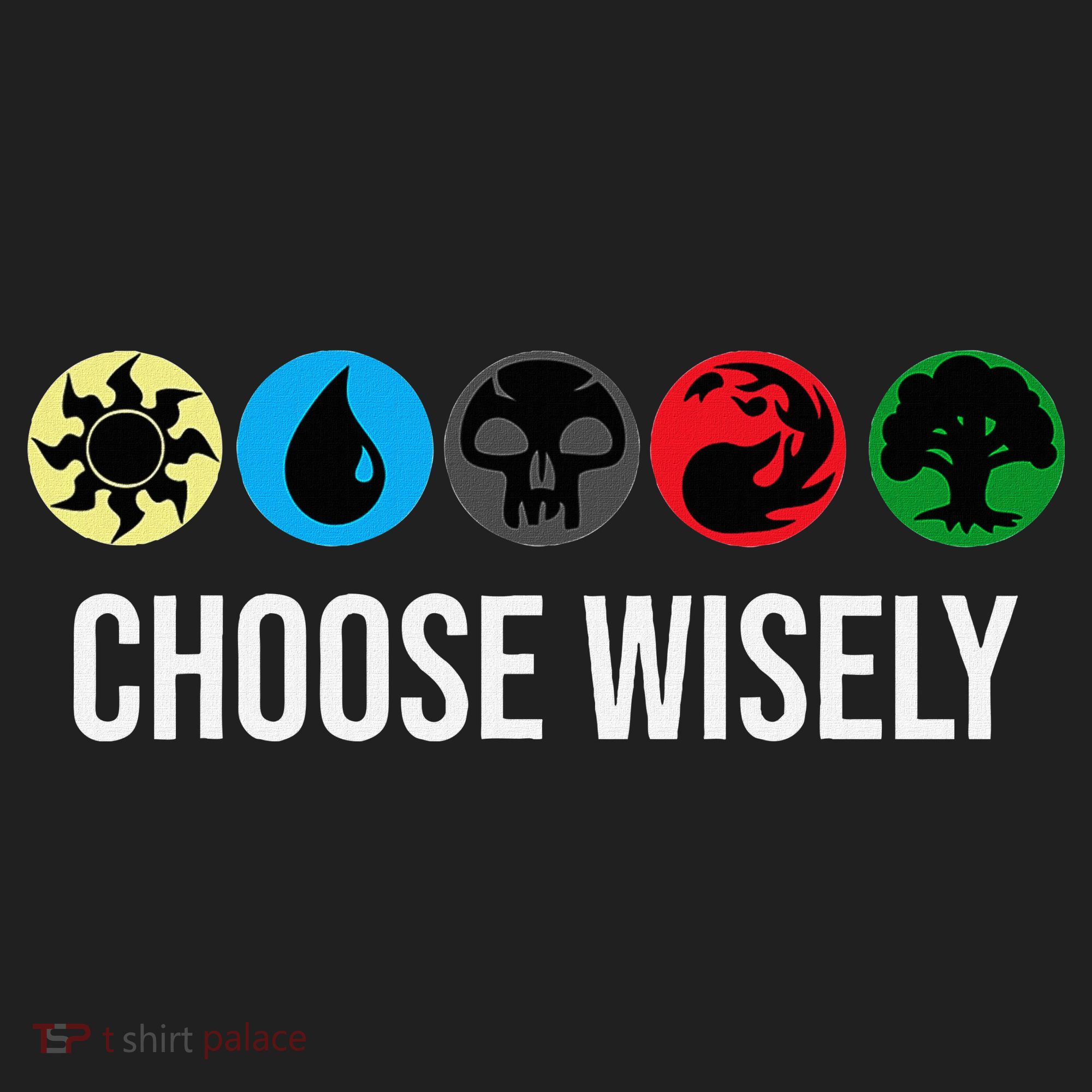 M.A.N.A Symbols Gathering Magic Choose Wisely Blue Red Green Beanie
