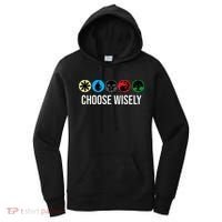 M.A.N.A Symbols Gathering Magic Choose Wisely Blue Red Green Women's Hoodie thumb 0