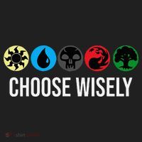 M.A.N.A Symbols Gathering Magic Choose Wisely Blue Red Green Tumbler thumb 3