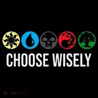 M.A.N.A Symbols Gathering Magic Choose Wisely Blue Red Green Baby Bodysuit thumb 2