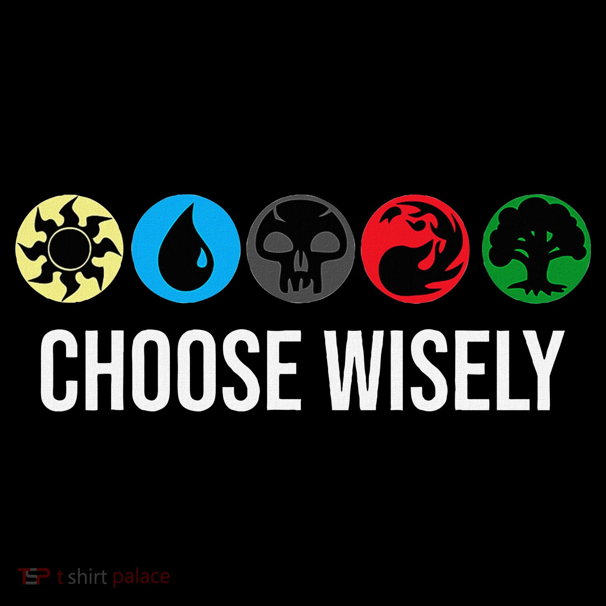 M.A.N.A Symbols Gathering Magic Choose Wisely Blue Red Green Baby Bodysuit
