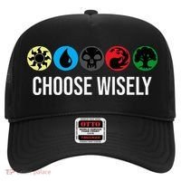 M.A.N.A Symbols Gathering Magic Choose Wisely Blue Red Green Hat thumb 0