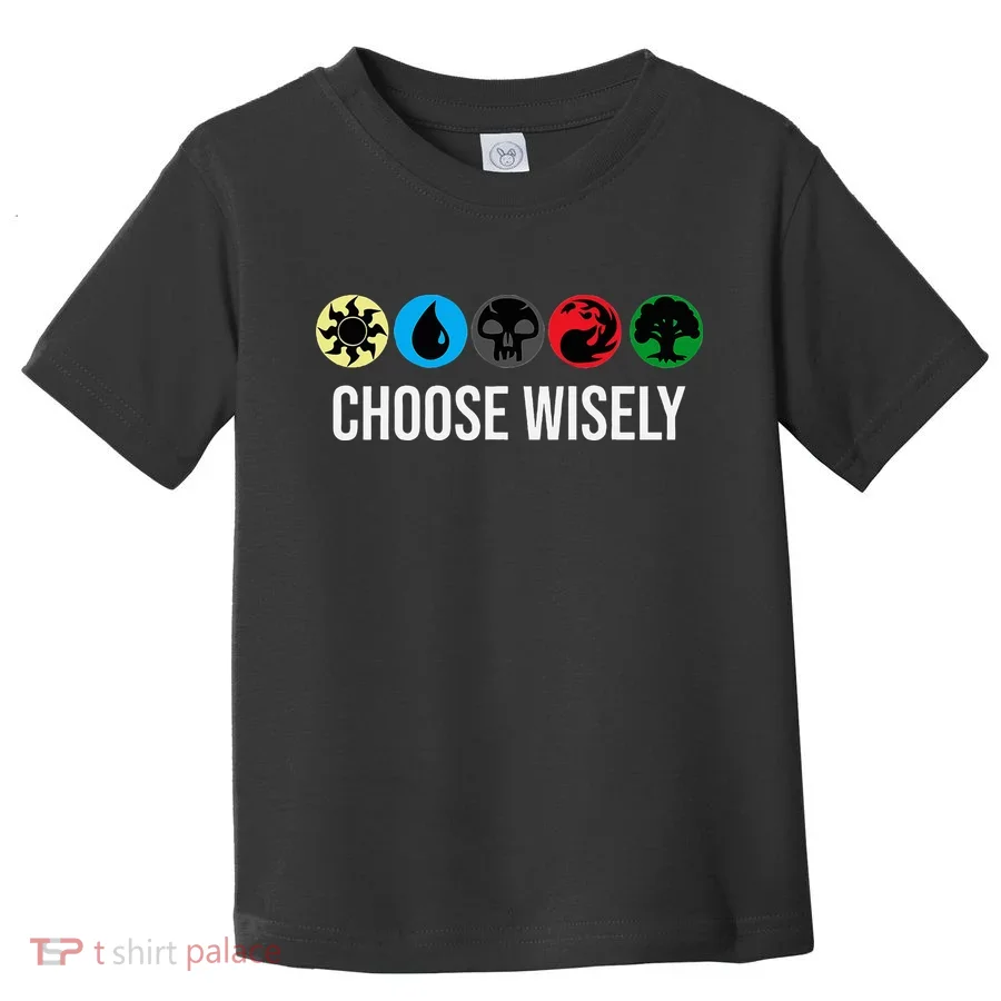 M.A.N.A Symbols Gathering Magic Choose Wisely Blue Red Green Toddler T-Shirt