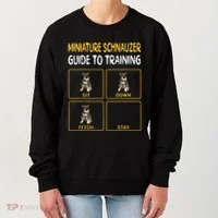 Miniature Schnauzer Guide To Training Dog Obedience Women's Sweatshirt thumb 0