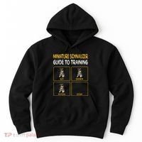 Miniature Schnauzer Guide To Training Dog Obedience Hoodie thumb 0