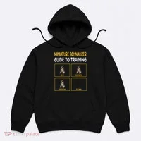 Miniature Schnauzer Guide To Training Dog Obedience Hoodie thumb 0