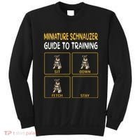 Miniature Schnauzer Guide To Training Dog Obedience Sweatshirt thumb 0