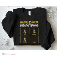 Miniature Schnauzer Guide To Training Dog Obedience Sweatshirt thumb 2