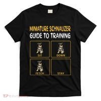 Miniature Schnauzer Guide To Training Dog Obedience T-Shirt thumb 0
