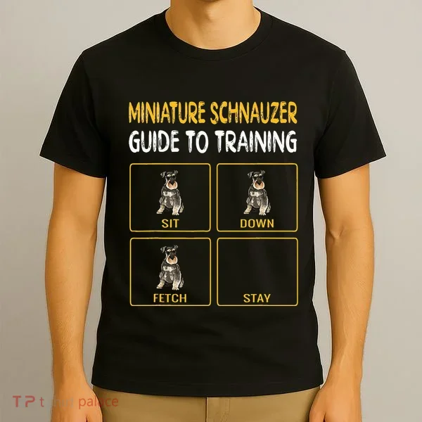 Miniature Schnauzer Guide To Training Dog Obedience T-Shirt