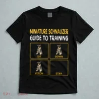 Miniature Schnauzer Guide To Training Dog Obedience T-Shirt thumb 5