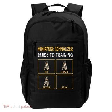 Miniature Schnauzer Guide To Training Dog Obedience Backpack