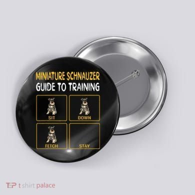 Miniature Schnauzer Guide To Training Dog Obedience Button