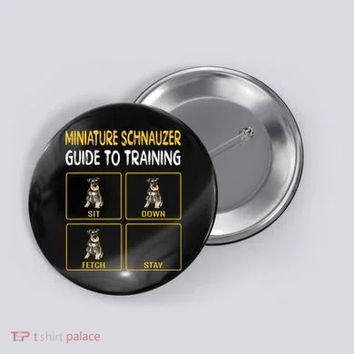 Miniature Schnauzer Guide To Training Dog Obedience Button