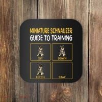Miniature Schnauzer Guide To Training Dog Obedience Coaster thumb 0