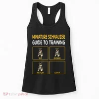 Miniature Schnauzer Guide To Training Dog Obedience Women's Tank Top thumb 0