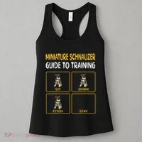 Miniature Schnauzer Guide To Training Dog Obedience Women's Tank Top thumb 3