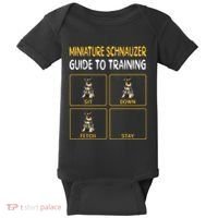 Miniature Schnauzer Guide To Training Dog Obedience Baby Bodysuit thumb 0