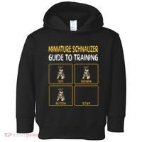 Miniature Schnauzer Guide To Training Dog Obedience Toddler Hoodie thumb 0