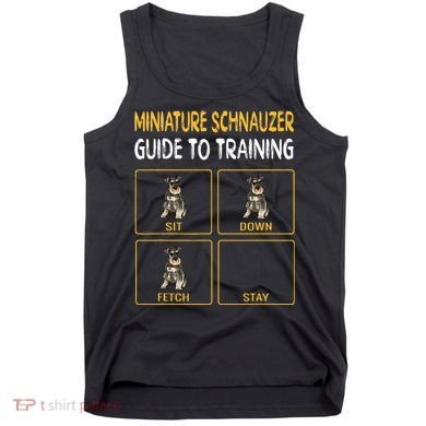 Miniature Schnauzer Guide To Training Dog Obedience Tank Top