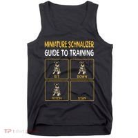 Miniature Schnauzer Guide To Training Dog Obedience Tank Top thumb 0