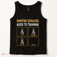 Miniature Schnauzer Guide To Training Dog Obedience Tank Top thumb 2