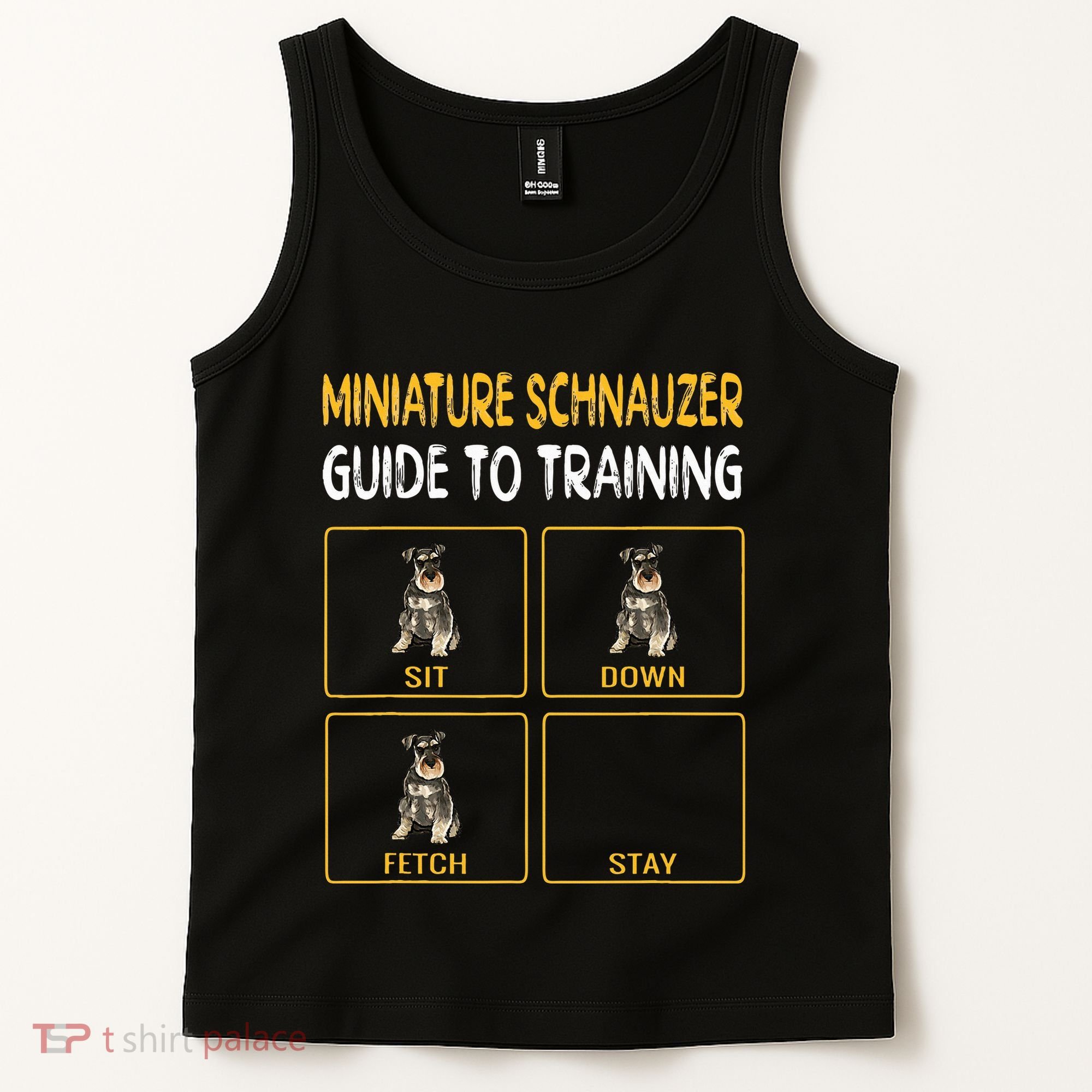 Miniature Schnauzer Guide To Training Dog Obedience Tank Top