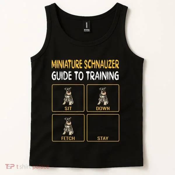Miniature Schnauzer Guide To Training Dog Obedience Tank Top
