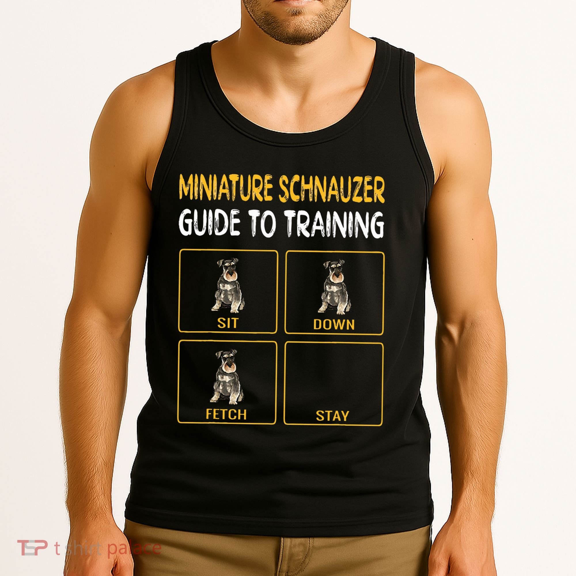 Miniature Schnauzer Guide To Training Dog Obedience Tank Top