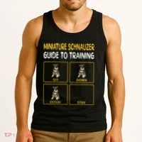 Miniature Schnauzer Guide To Training Dog Obedience Tank Top thumb 3
