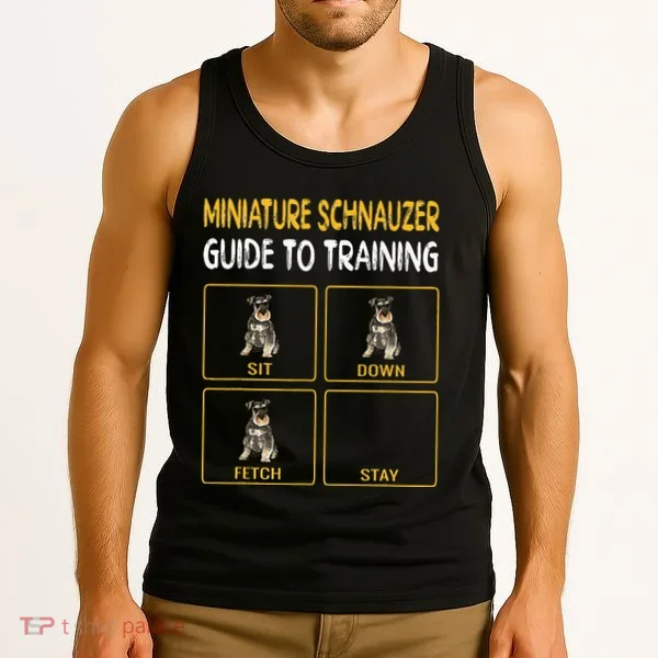 Miniature Schnauzer Guide To Training Dog Obedience Tank Top