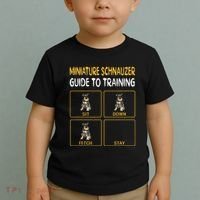 Miniature Schnauzer Guide To Training Dog Obedience Toddler T-Shirt thumb 2