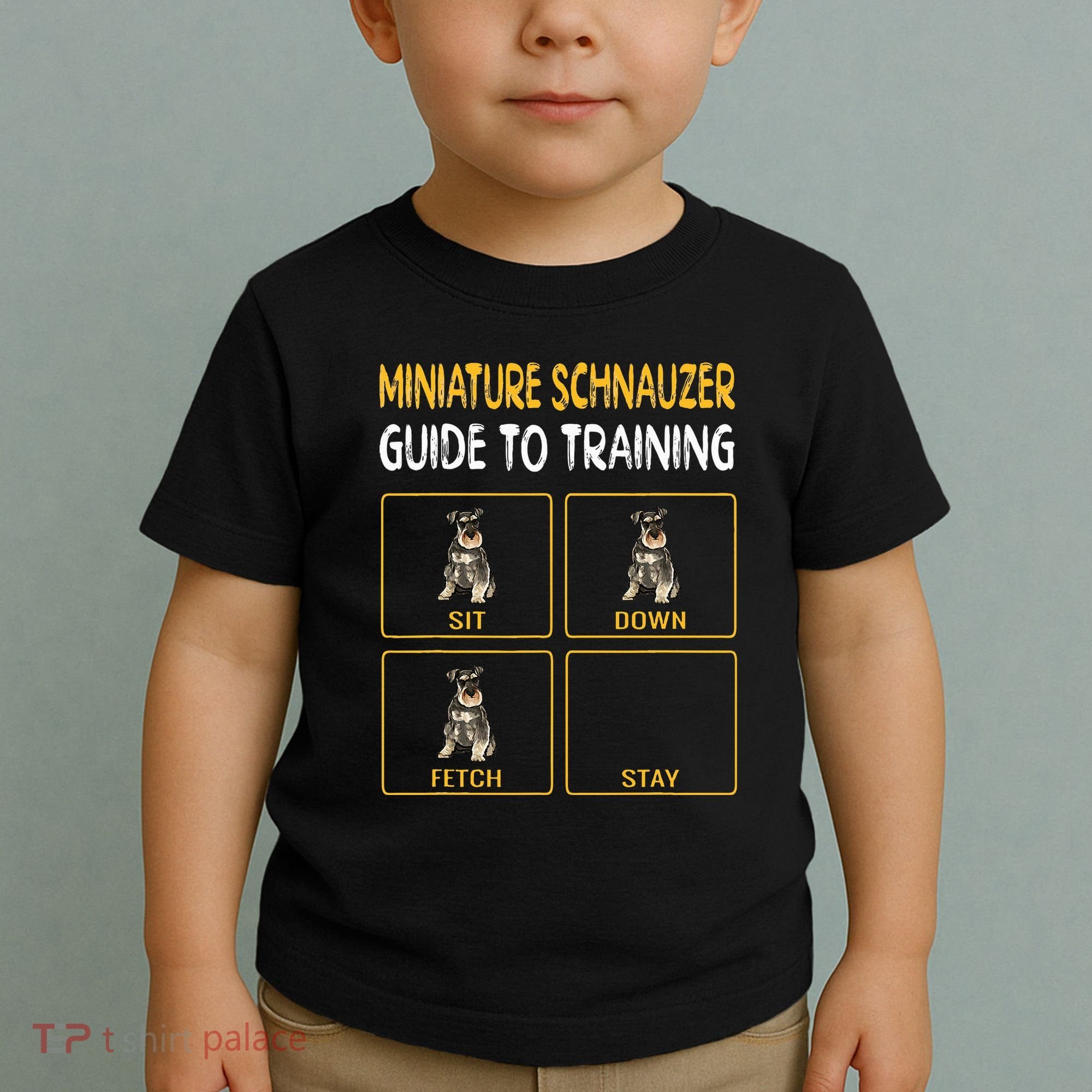 Miniature Schnauzer Guide To Training Dog Obedience Toddler T-Shirt