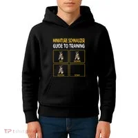 Miniature Schnauzer Guide To Training Dog Obedience Kids Hoodie thumb 4