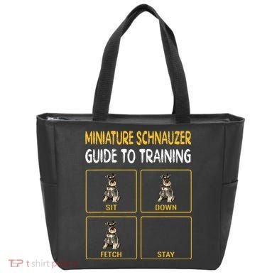 Miniature Schnauzer Guide To Training Dog Obedience Tote Bag