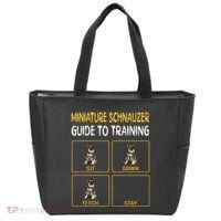 Miniature Schnauzer Guide To Training Dog Obedience Tote Bag thumb 0