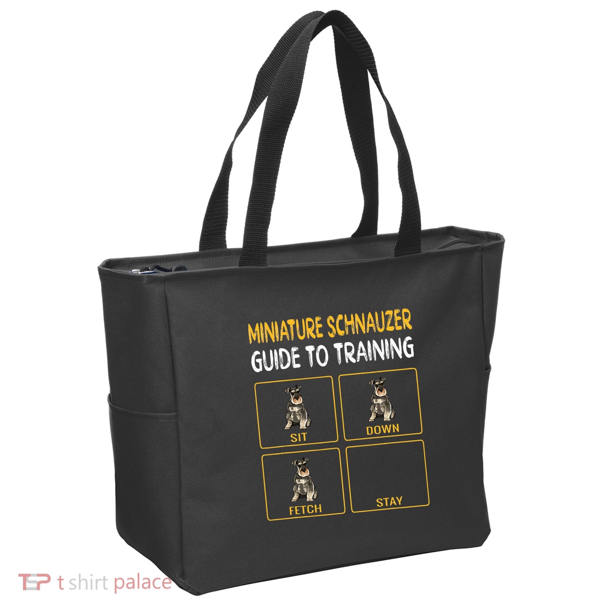 Miniature Schnauzer Guide To Training Dog Obedience Tote Bag