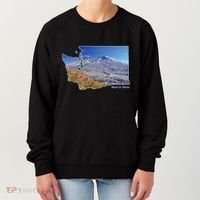 Mount St. Helens Map Washington Volcano Women's Sweatshirt thumb 0