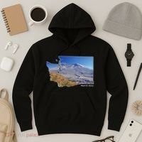 Mount St. Helens Map Washington Volcano Hoodie thumb 3