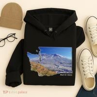 Mount St. Helens Map Washington Volcano Hoodie thumb 4
