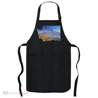 Mount St. Helens Map Washington Volcano Apron