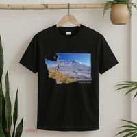 Mount St. Helens Map Washington Volcano T-Shirt thumb 2