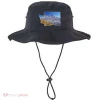 Mount St. Helens Map Washington Volcano Bucket Hat thumb 0