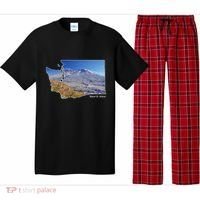 Mount St. Helens Map Washington Volcano Pajama Set thumb 0