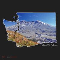 Mount St. Helens Map Washington Volcano Tumbler thumb 3
