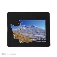 Mount St. Helens Map Washington Volcano Mousepad thumb 0